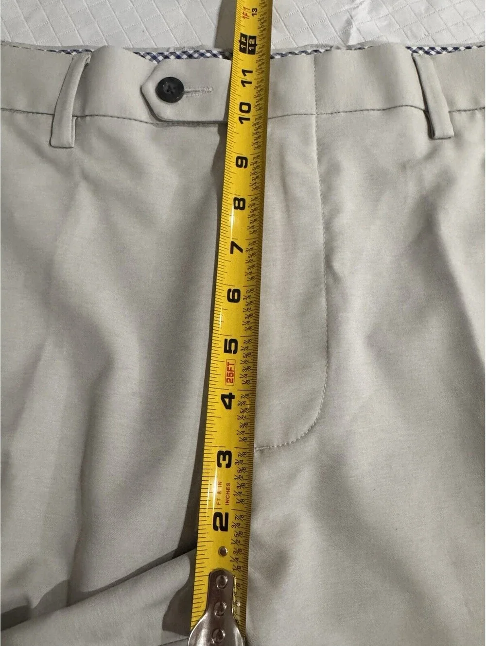 Turtleson Men's Performance Shorts Pearl Size 40 Preppy Golf Resort